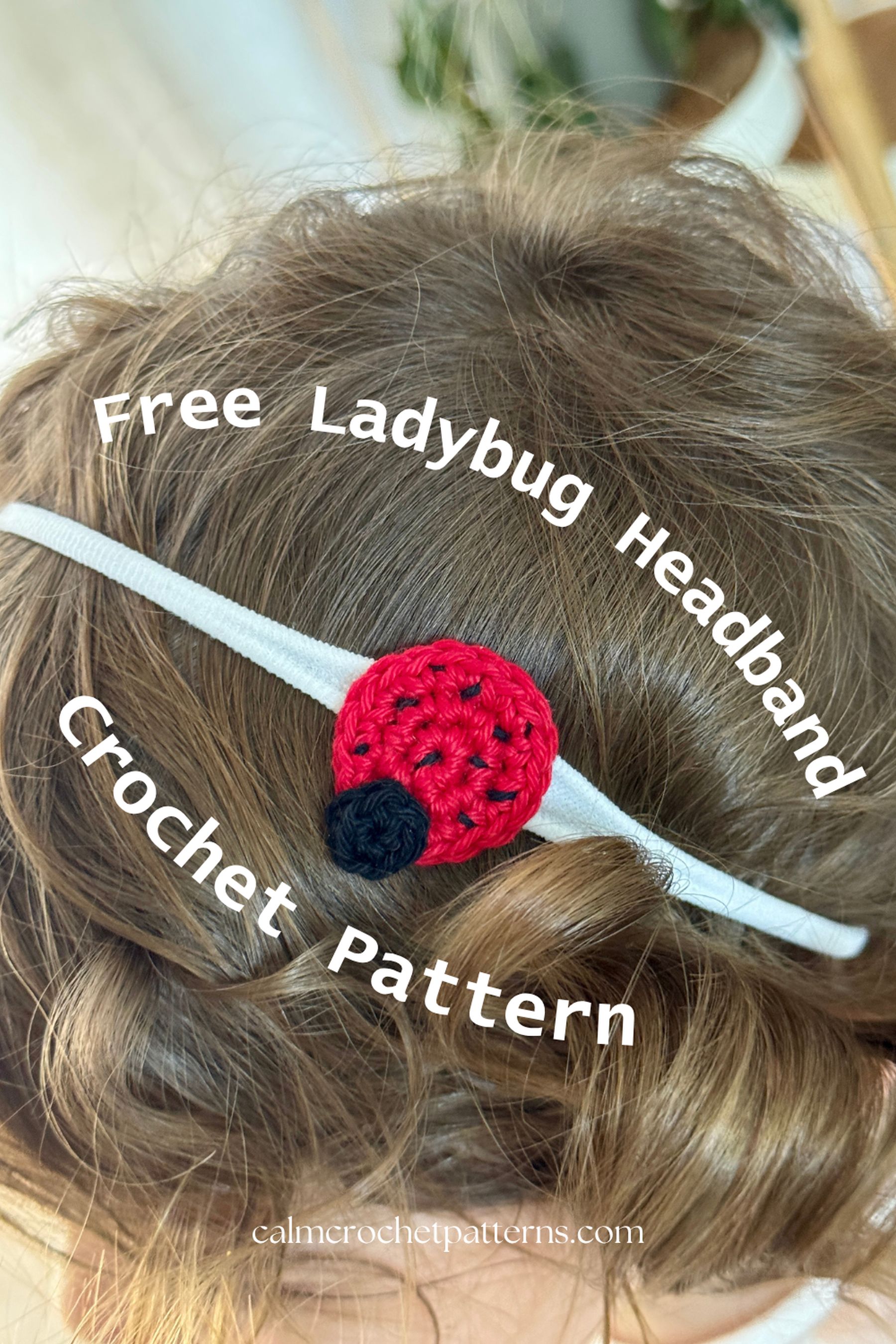 Free Ladybug Headband Crochet Pattern